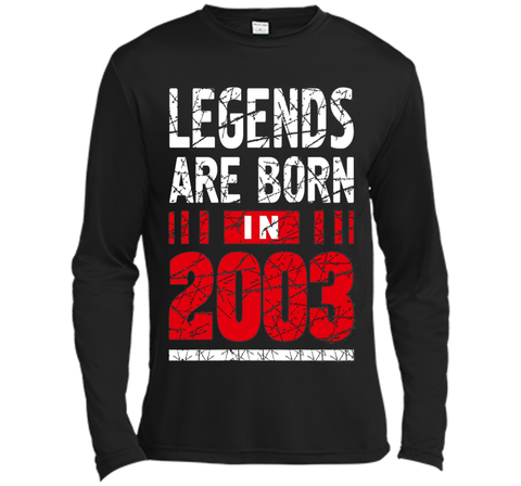 Legends Are Born in 2003 T Shirt Birthday Teenager Gift 14th