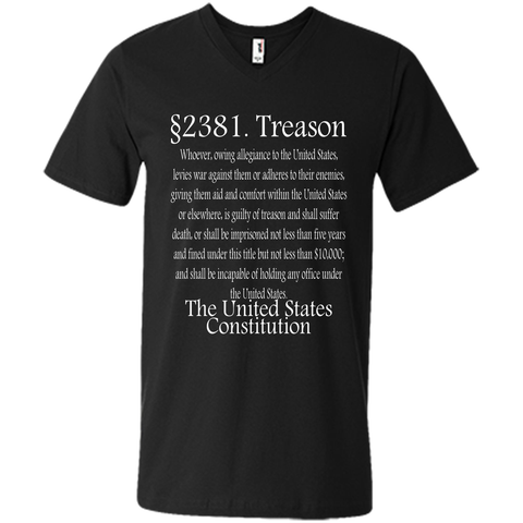 Double Sided Anti Trump Impeach 45 T-shirt + Treason Law