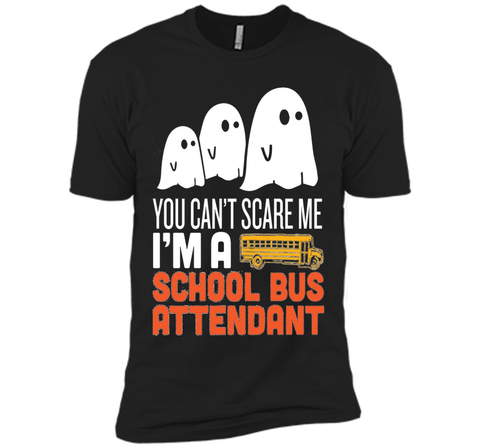 School Bus Attendant - Halloween Ghost T-Shirt Next Level Premium Short Sleeve Tee