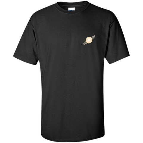 Saturn Rings Planet Space Small Logo T-Shirt