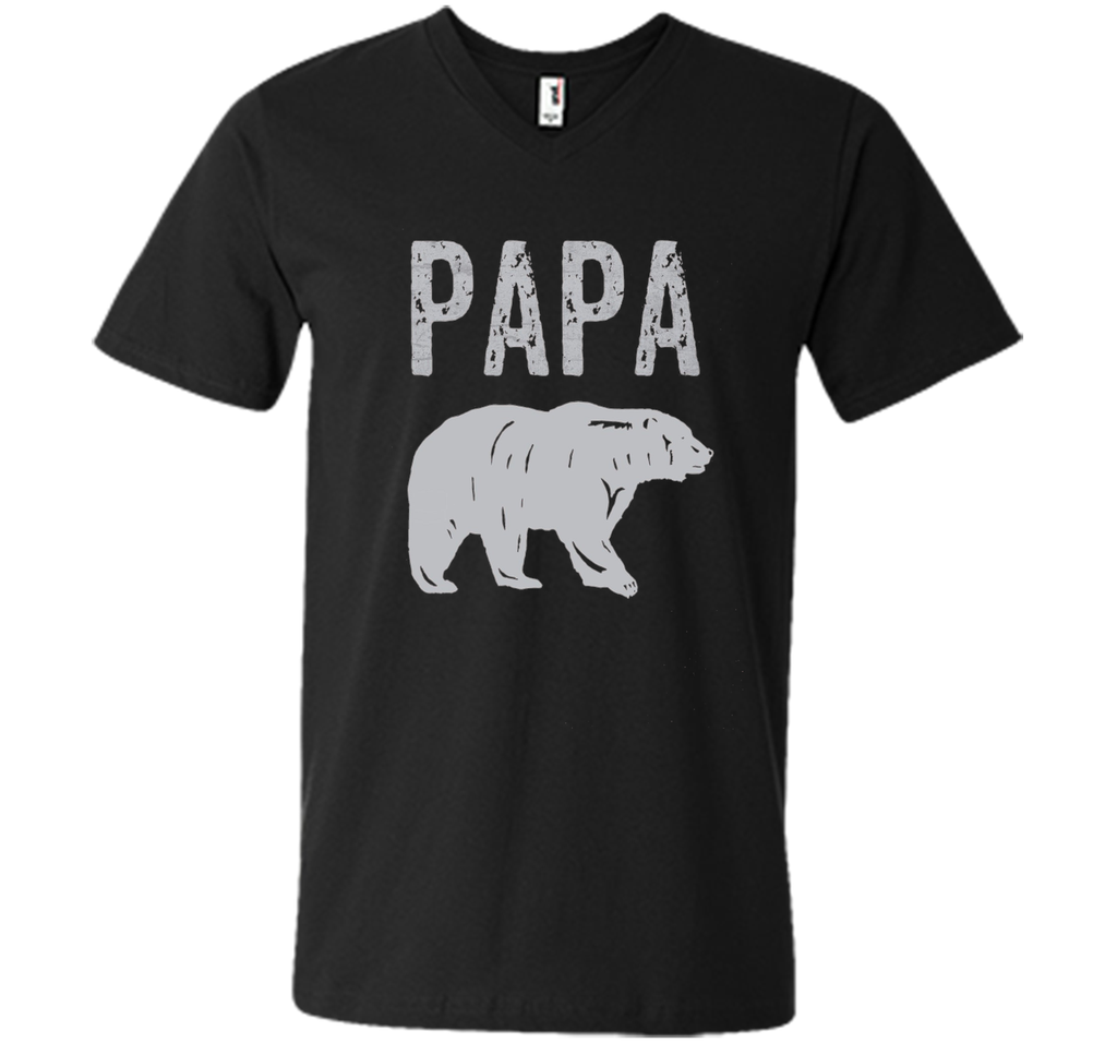 Mens Vintage Effect Papa Bear T-Shirt