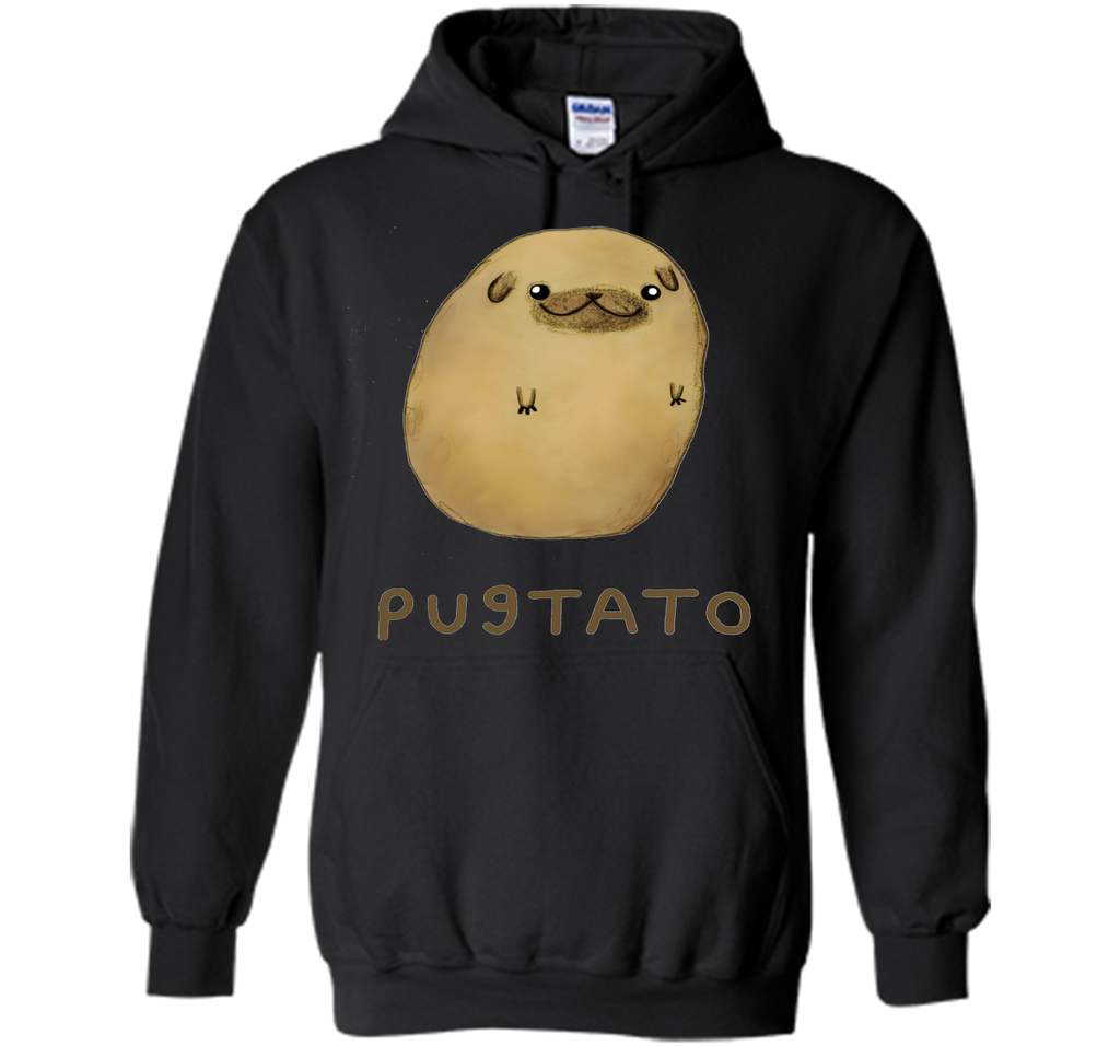Funny Cute Dog Pug Potato T-Shirt