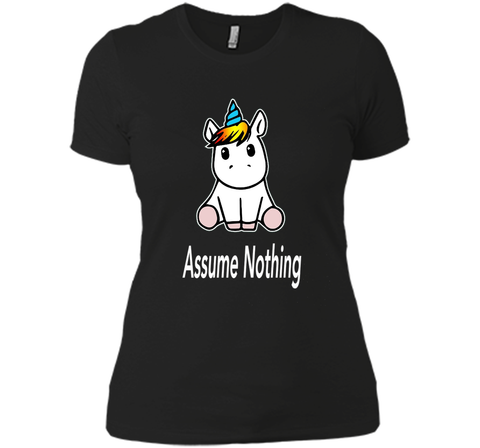 Unicorn Dab Assume Nothing Transgender Pride T-Shirt shirt