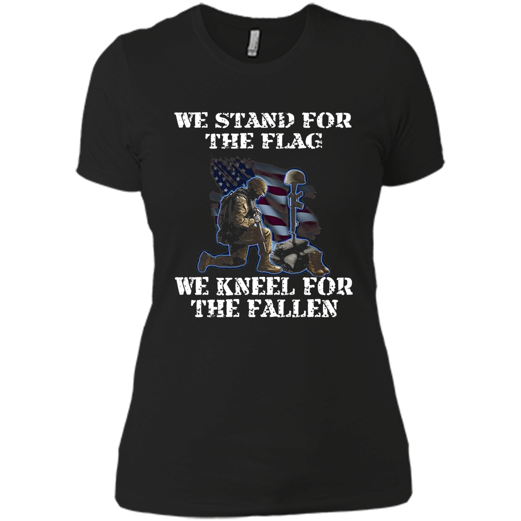 We Stand For The Flag We Kneel For The Fallen T-Shirt