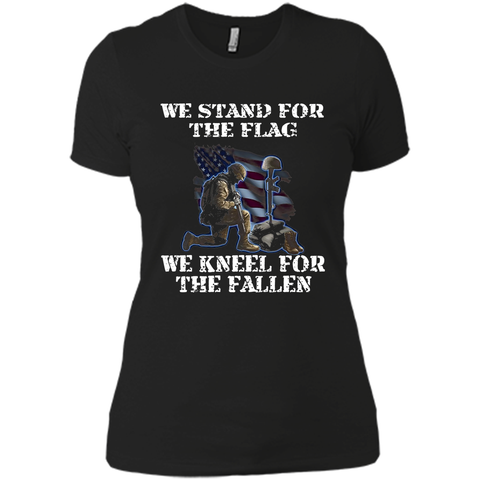 We Stand For The Flag We Kneel For The Fallen T-Shirt