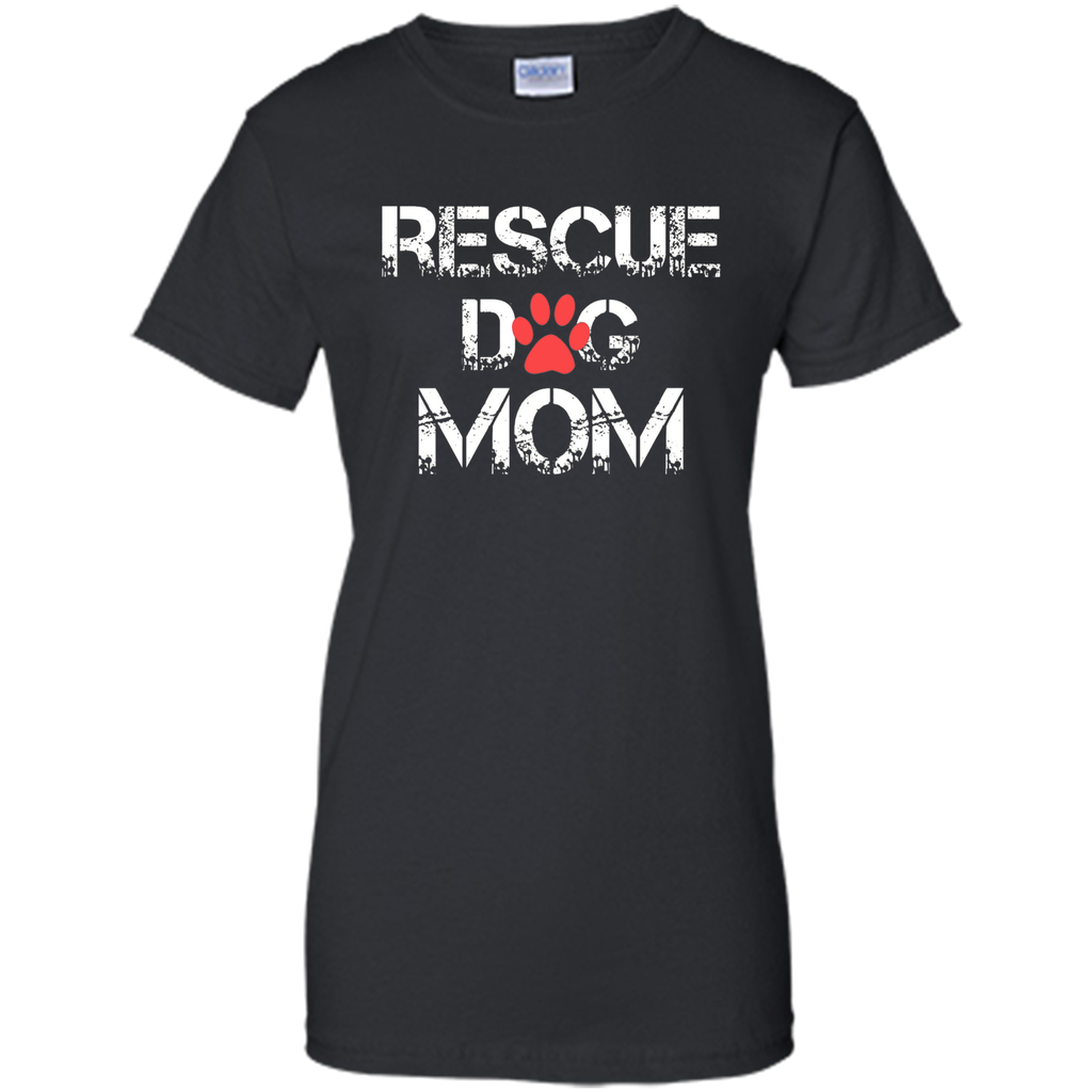 RESCUE DOG MOM Tshirt - mother's day