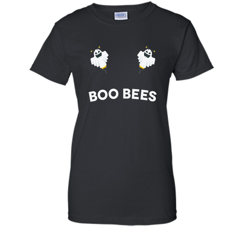 Boo Bees Scary Funny Ghost Bumble Bees Halloween T Shirt Ladies Custom