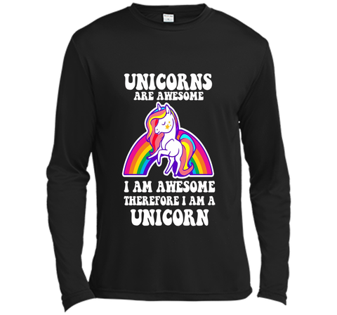 Unicorns Are Awesome Therefore I am A Unicorn Funny T-Shirt