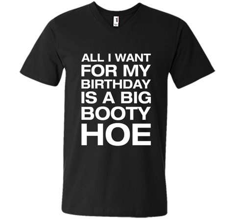 All I Want For My Birthday Is A Big Booty Hoe Funny Shirt