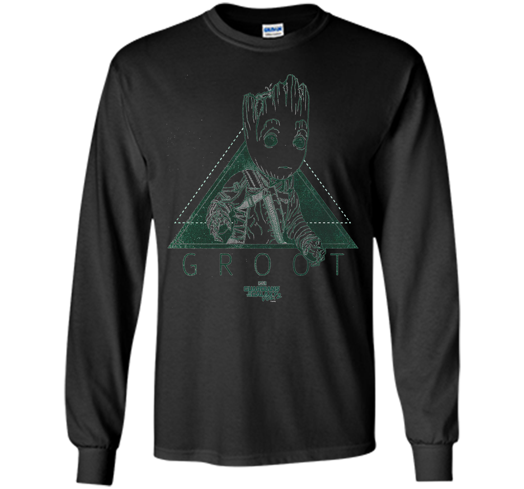 Marvel Groot Guardians of Galaxy 2 Triangle Graphic T-Shirt