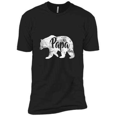 Men's Papa Bear T-Shirt Awesome Camping Father's Tee