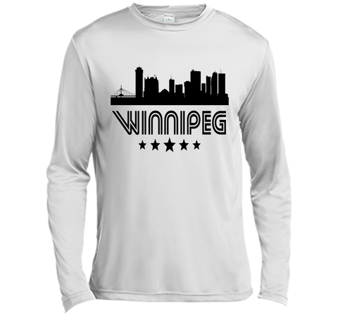 Winnipeg Manitoba Skyline Retro Style T-Shirt