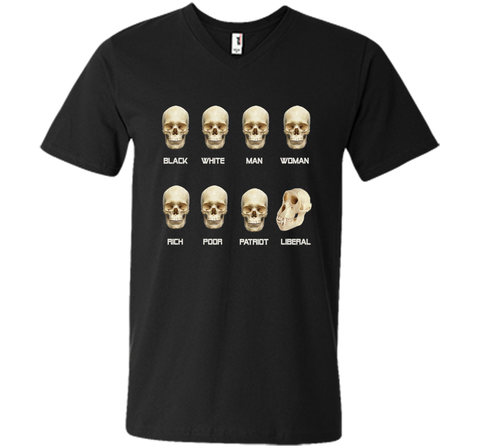 Black White Man Woman Rich Poor Patriot Liberal T-Shirt