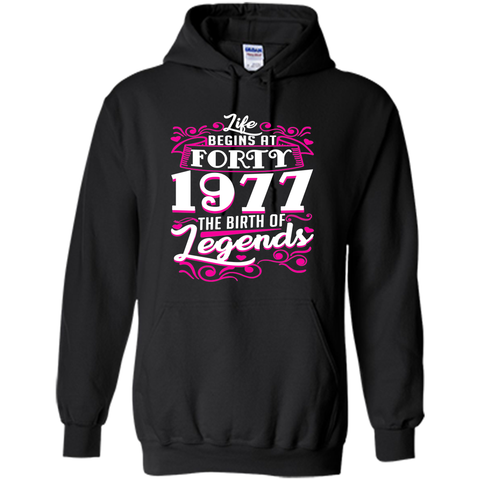 Happy 1977 My 40th Birthday Gift Ideas T shirt