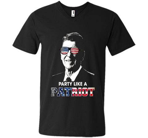 Party Shirt Like A Patriot Reagan USA Pride vintage