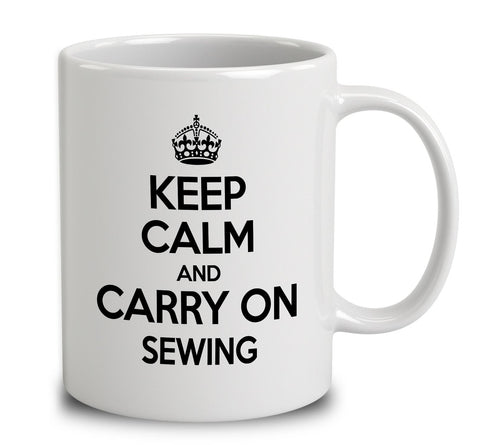 Keep Calm And Carry On Sewing