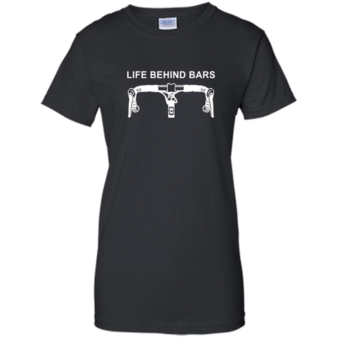 LIFE BEHIND BARS T-Shirt Funny Cycling Biking Tee