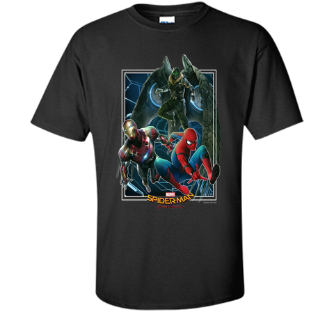 Marvel Spider-Man Homecoming Iron Man Vulture Battle T-Shirt