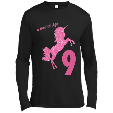 Kids 9th Birthday Unicorn Gift T-Shirt for 9 Year Old Girls