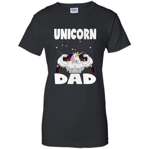 Unicorn Dad Vintage Retro Dad's Unicorns Love T-Shirt
