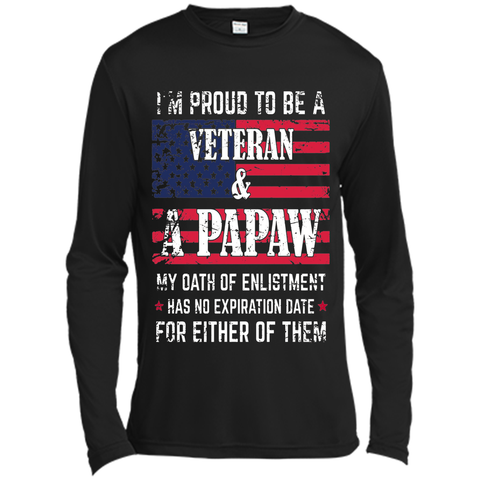 Men's I'm Proud To Be A Veteran And A Papaw T-shirt