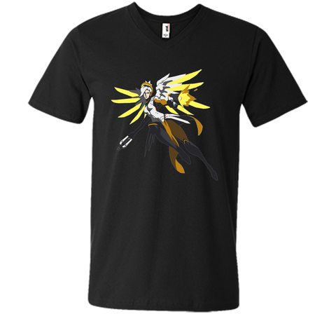 Overwatch Mercy Battle Ready Spray Tee Shirt