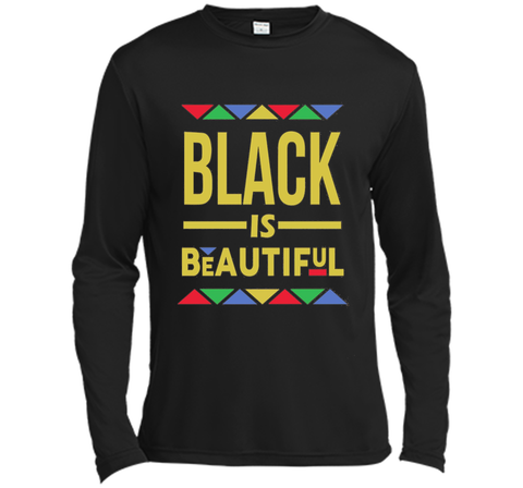 Black is Beautiful African Pattern Black Pride T-Shirt