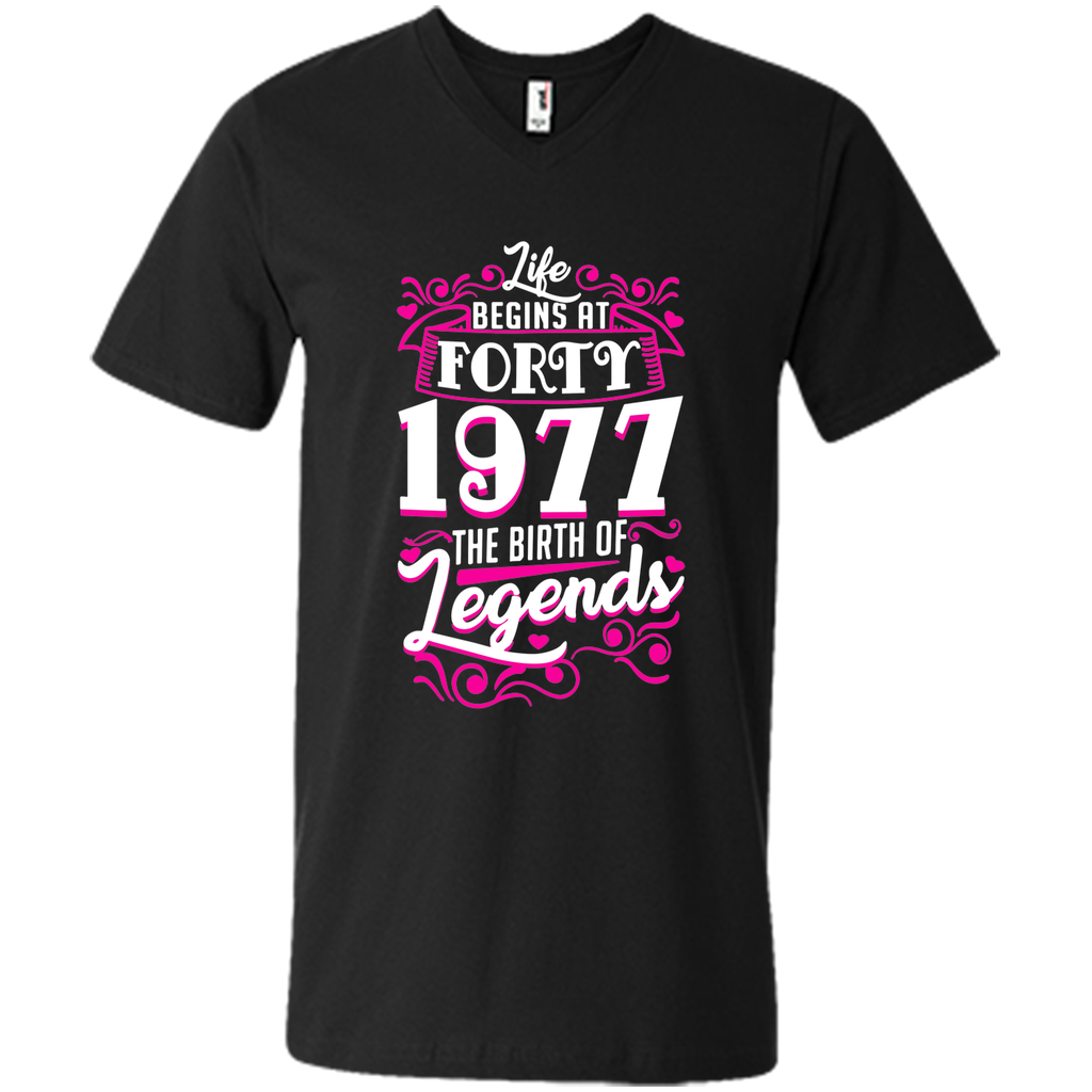 Happy 1977 My 40th Birthday Gift Ideas T shirt