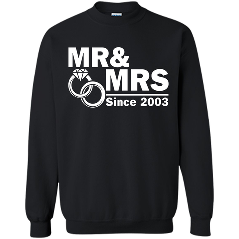 Mr And Mrs Since 2003 T Shirt- 14th Wedding Anniversary