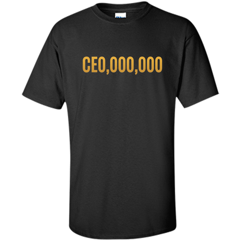 Entrepreneur  CEO,000,000 T-shirt Gold Funny Business TEE