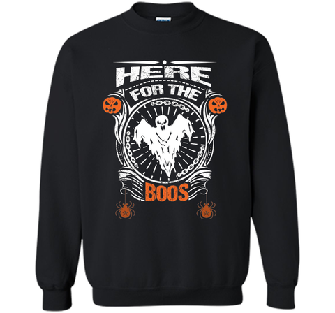 Boos Sweatshirt Halloween Ghost and Spider Sweatshirt