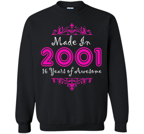 Age 16 Years 2000 2001 Perfect 16th Birthday Gift T-Shirt