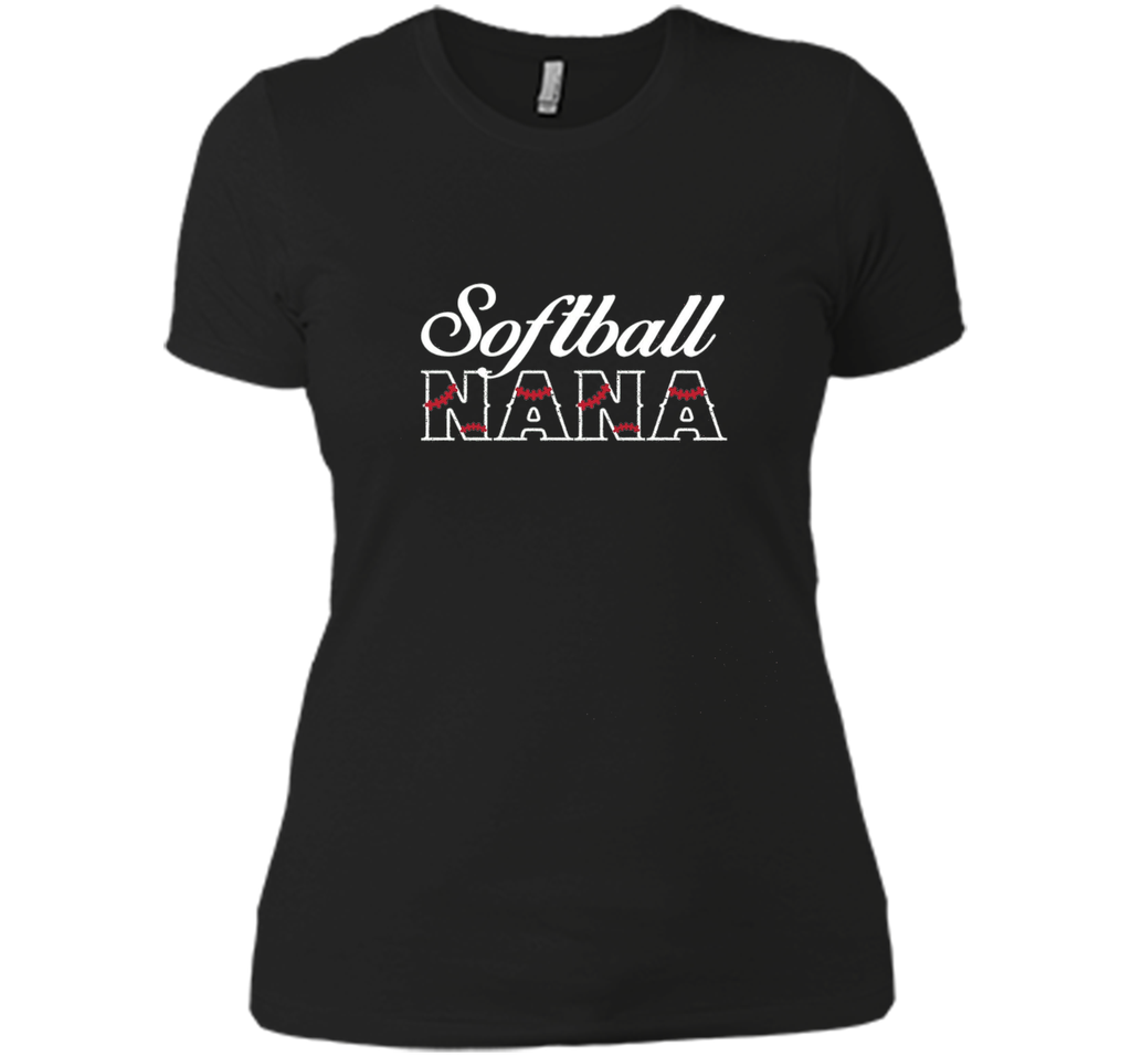 Softball Nana - Grandmother - Grandma Softball Shirt
