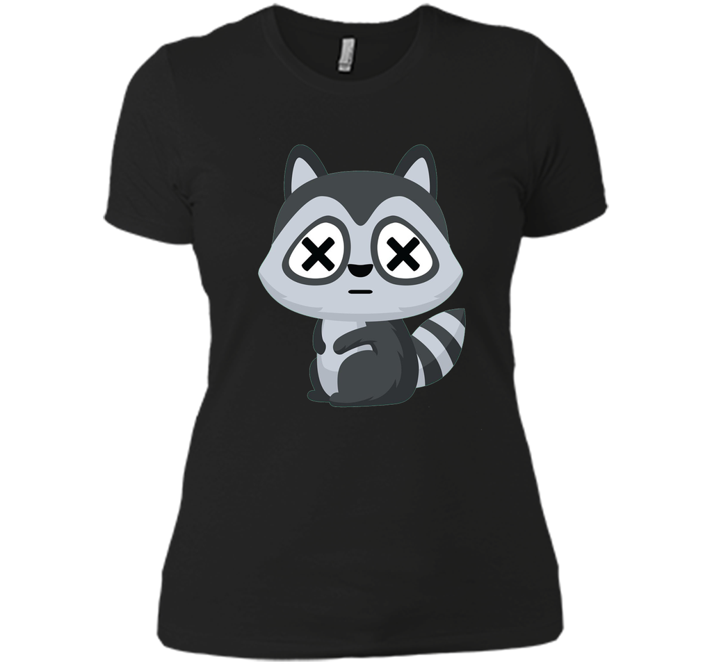 Raccoon Fainting Emoji Shirt T-Shirt Racoon Coon Tee