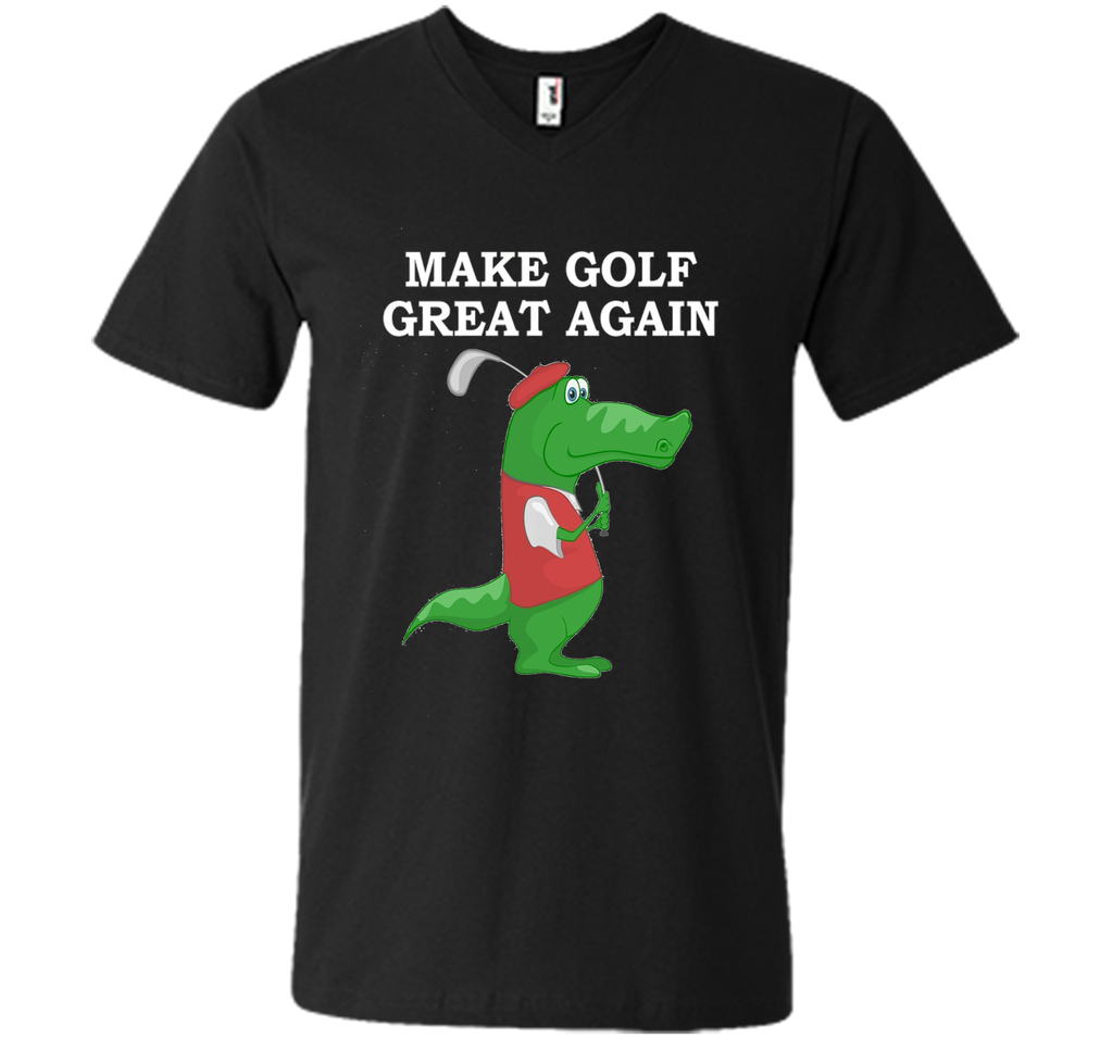 Make Golf Great Again Funny Joke Alligator Shirt