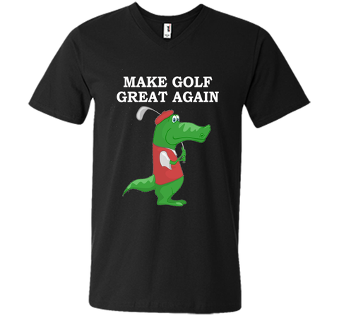 Make Golf Great Again Funny Joke Alligator Shirt