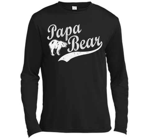 Men's Papa Bear T Shirt Father's Day Dad Gift