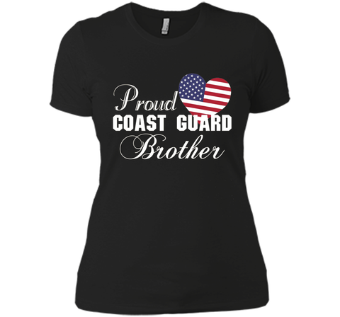 Pride U.S. Army - Proud Coast Guard Brother Heart T-shirt shirt
