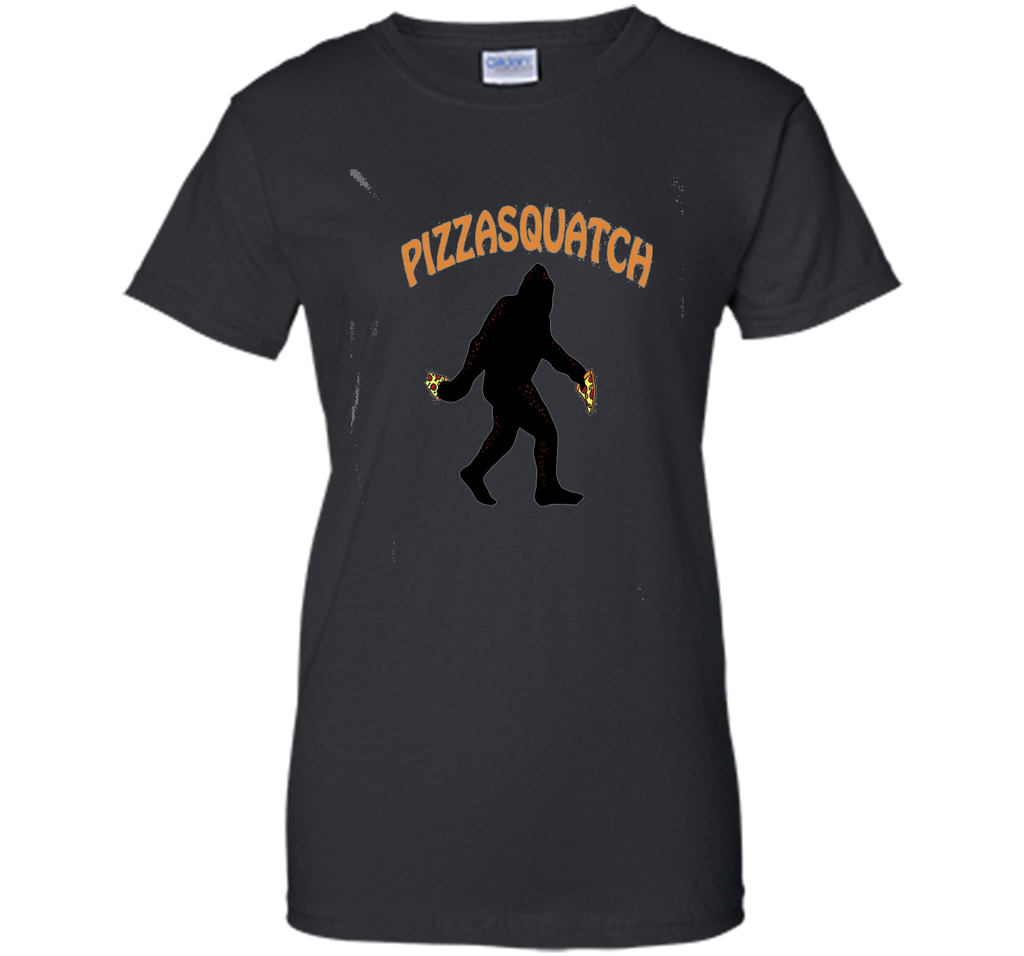 Pizza Sasquatch Bigfoot funny t-shirt gift t-shirt