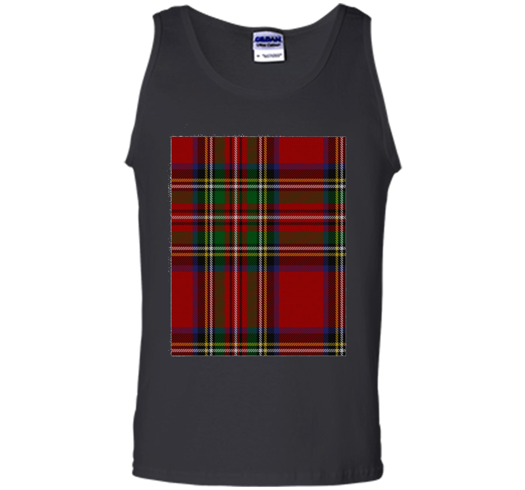 Royal Stewart Tartan T-Shirt Queen Elizabeth II Punk