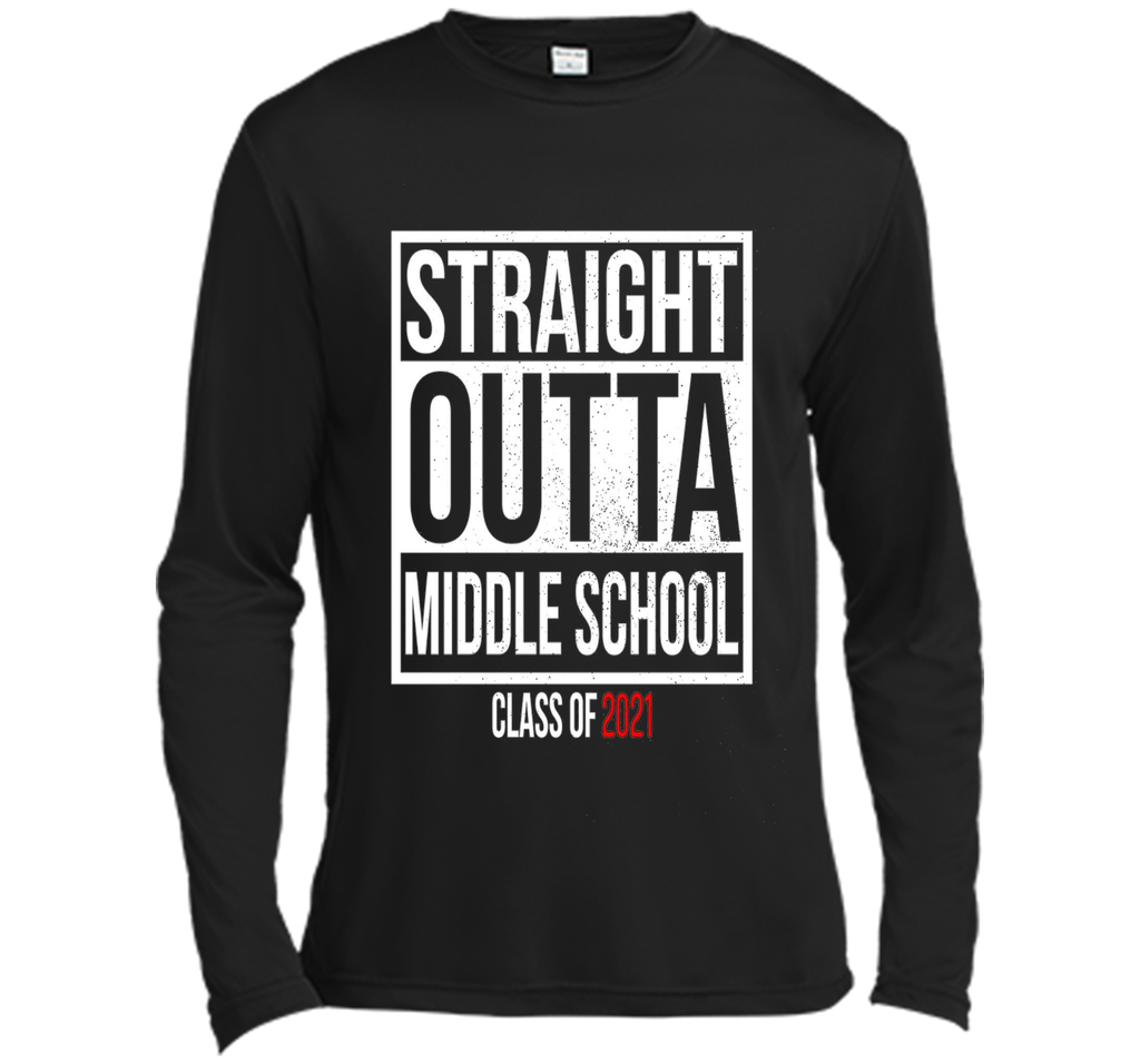 Straight Outta Middle School Graduation Gift T-Shirt