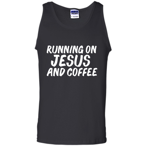 Runnnig on Jesus And Coffee Christian Jesus Lover T-shirt