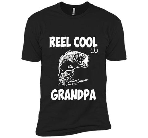Reel Cool Grandpa Funny Fishing Gift T-Shirts