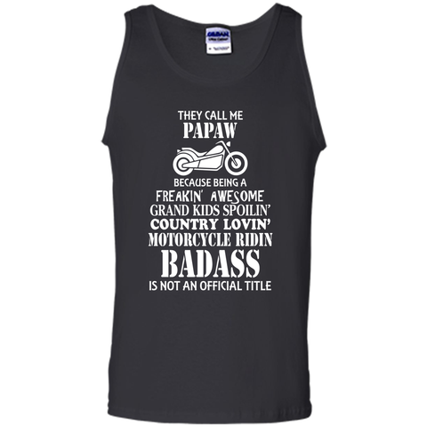 Men's They Call Me Papaw Motorcycle Biker Shirt Great Gift
