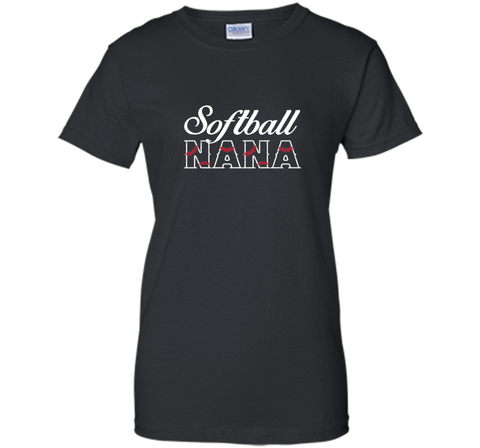 Softball Nana - Grandmother - Grandma Softball Shirt