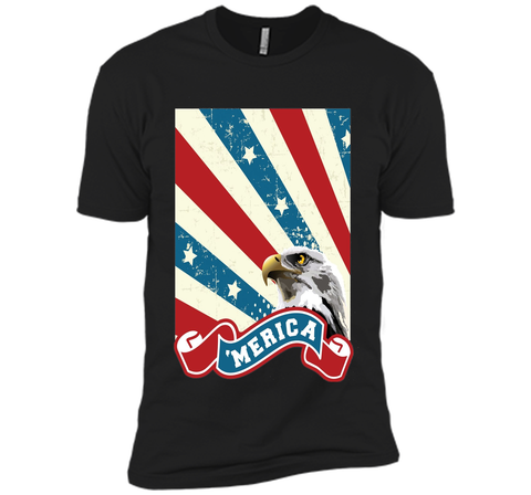 USA America Bald Eagle Shirt - Fourth of July 'Merica Tee