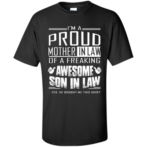 I am a proud mother in law t-shirt