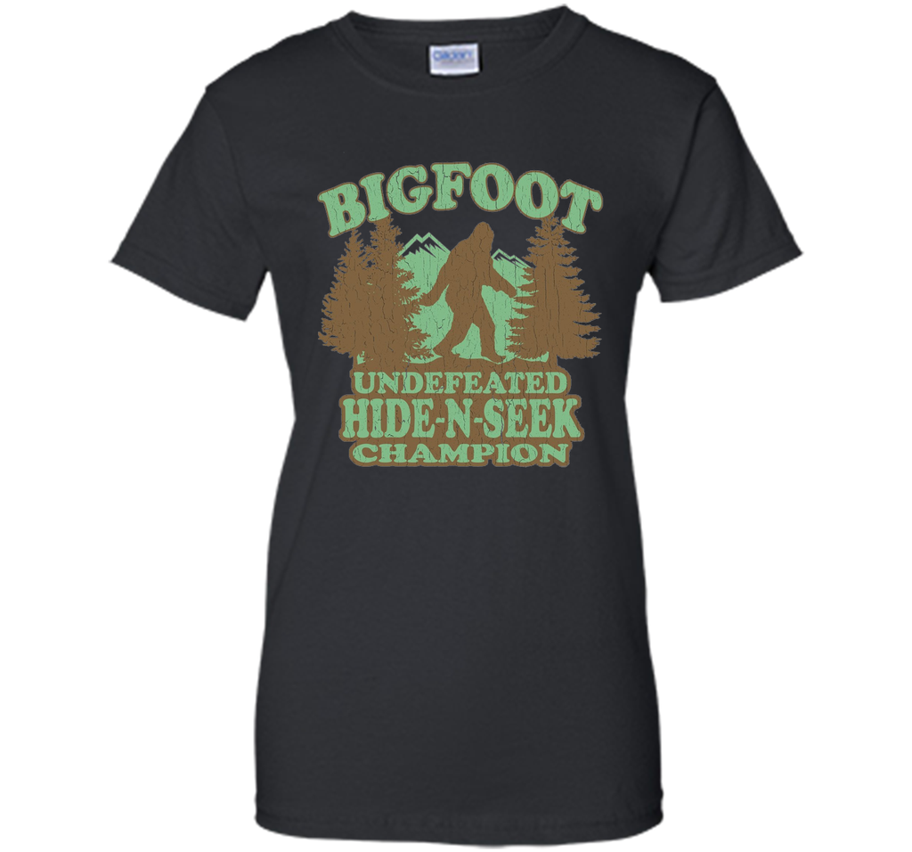 Bigfoot Hide-n-seek Champion T-shirt Funny Sasquatch Gift