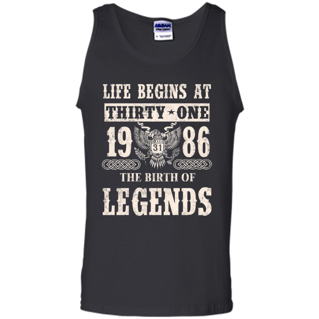 Life Begin At Thirty-One 1986 T Shirt