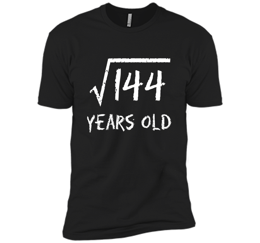 Square Root of 144: 12th Birthday 12 Years Old T-Shirt